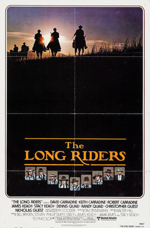 The Long Riders Movie Poster