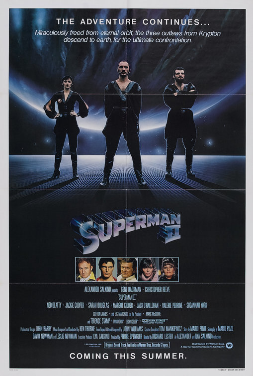 Superman II Movie Poster