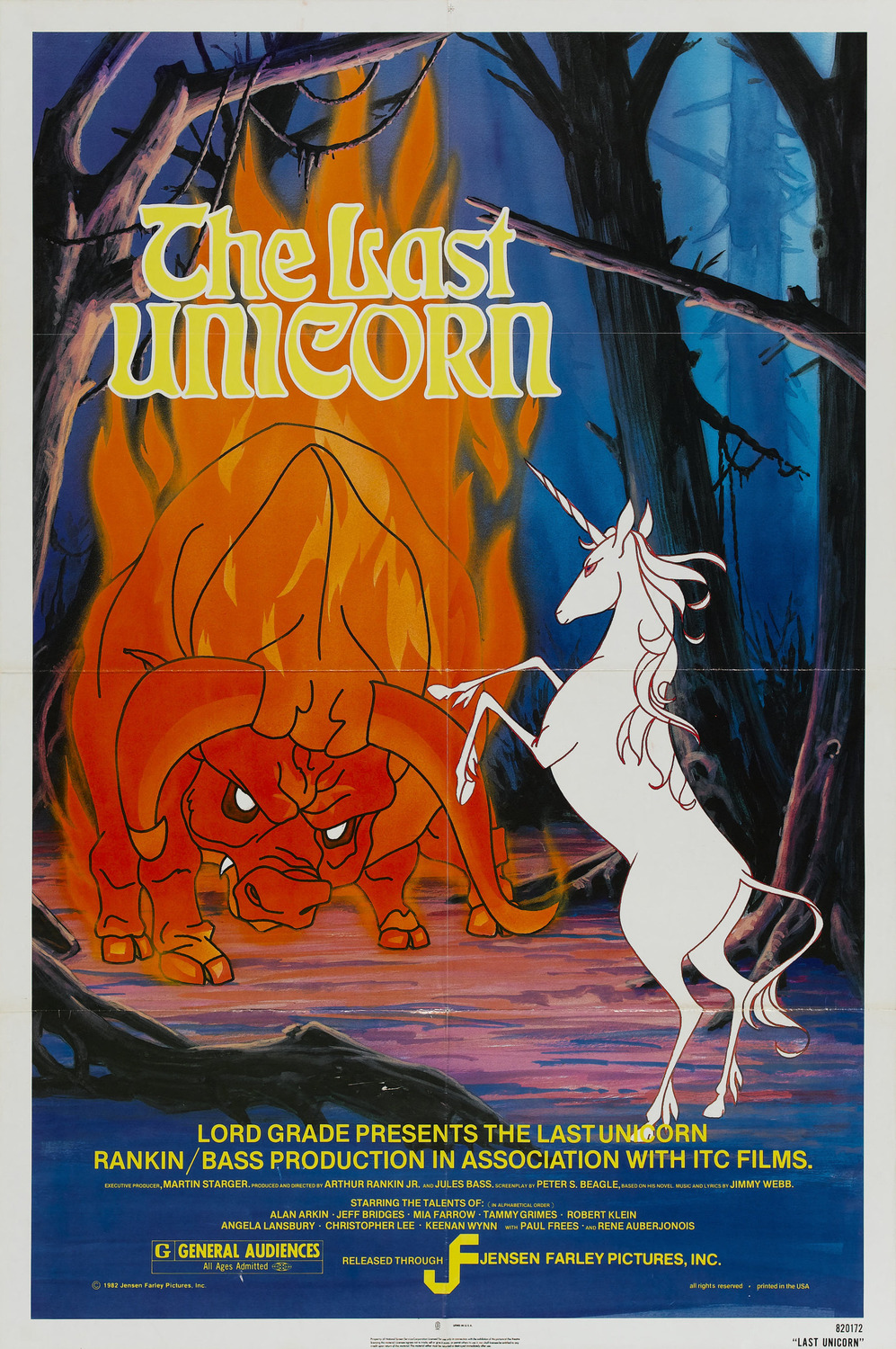 Extra Large Movie Poster Image for The Last Unicorn (#1 of 3)