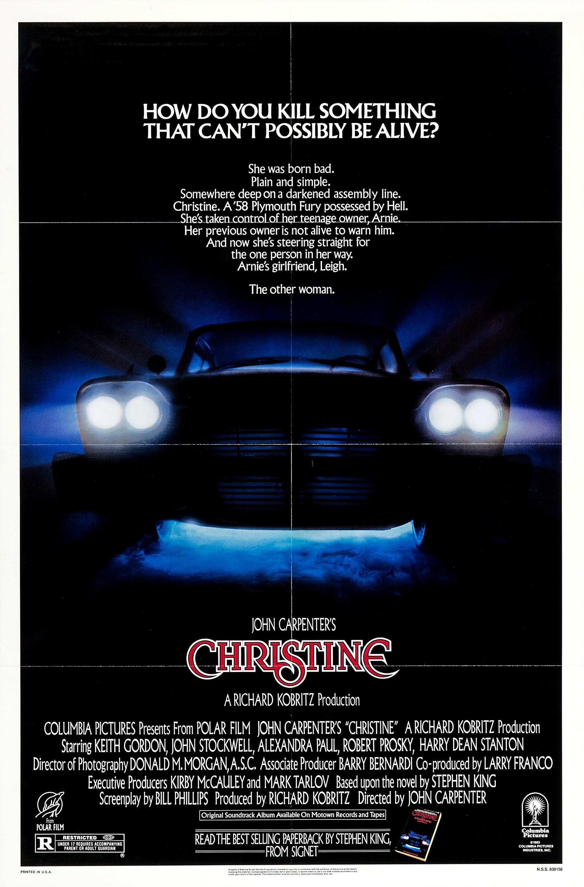 Mega Sized Movie Poster Image for Christine 