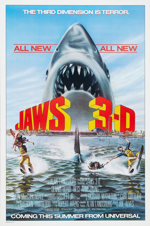 Jaws 3-D Movie Poster