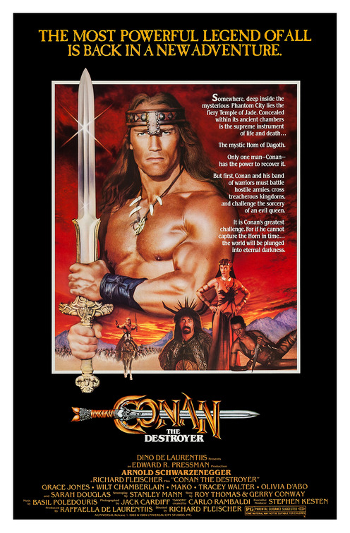 Conan the Destroyer Movie Poster