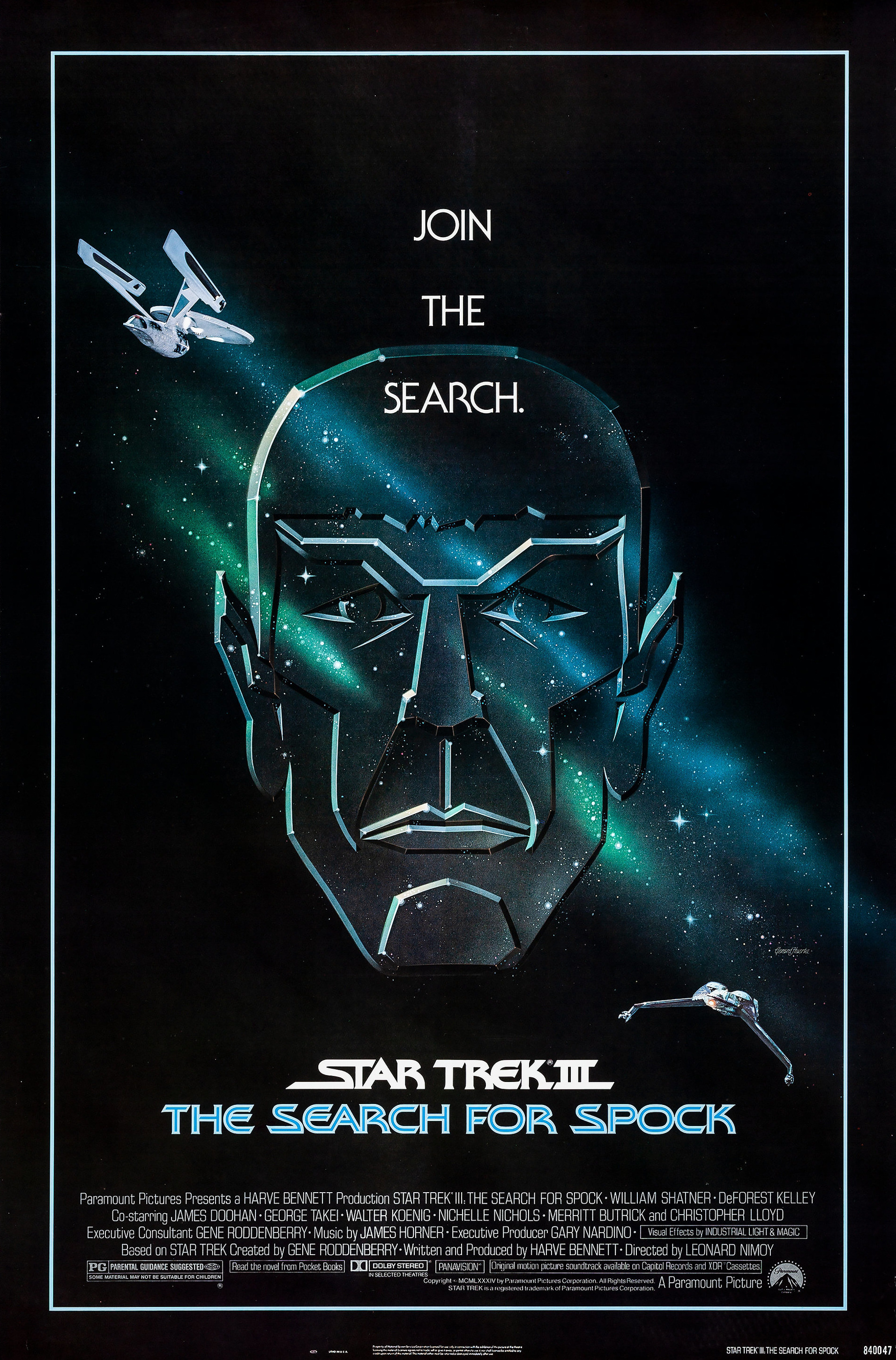 Mega Sized Movie Poster Image for Star Trek III: The Search for Spock (#2 of 3)