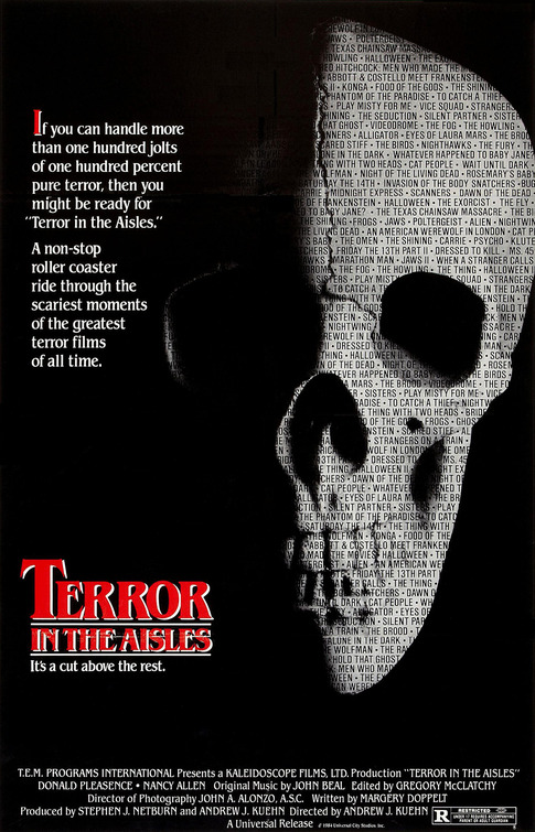 Terror in the Aisles Movie Poster