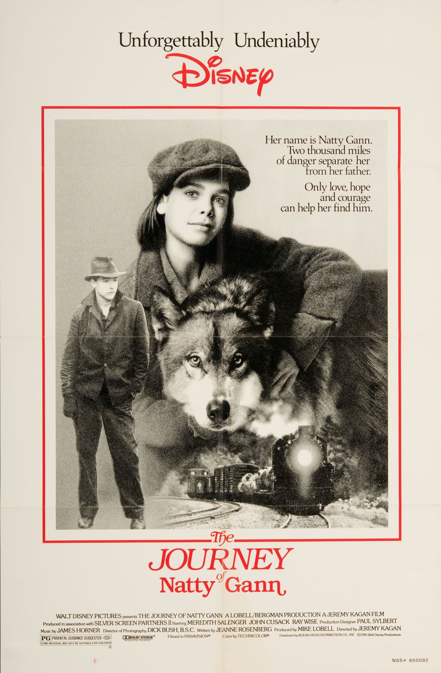 Mega Sized Movie Poster Image for The Journey of Natty Gann 