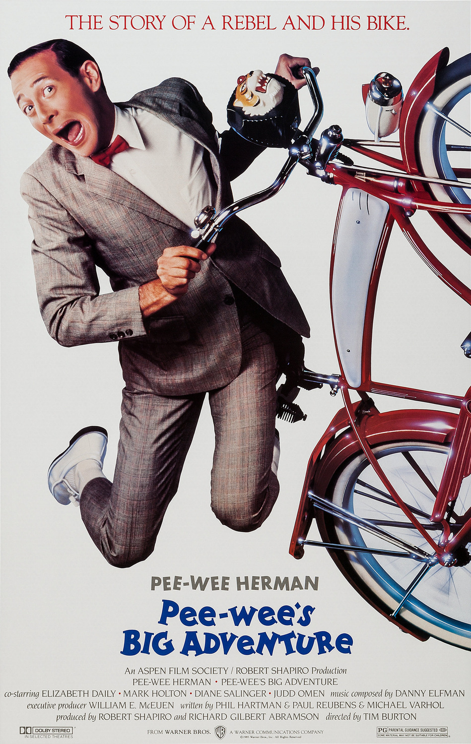 Extra Large Movie Poster Image for Pee-wee's Big Adventure 