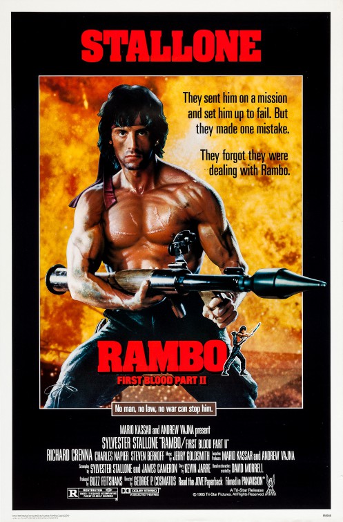 Rambo: First Blood Part II Movie Poster