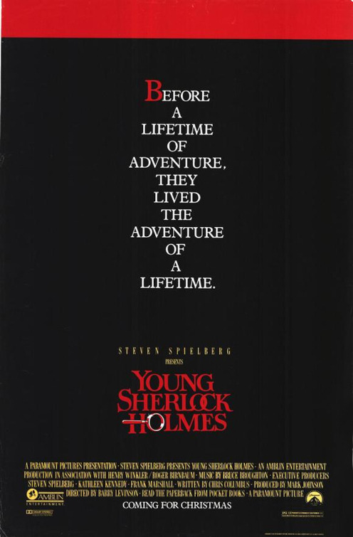 Young Sherlock Holmes Movie Poster