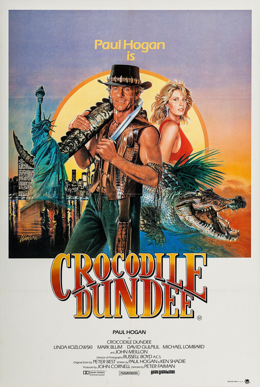 Crocodile Dundee Movie Poster