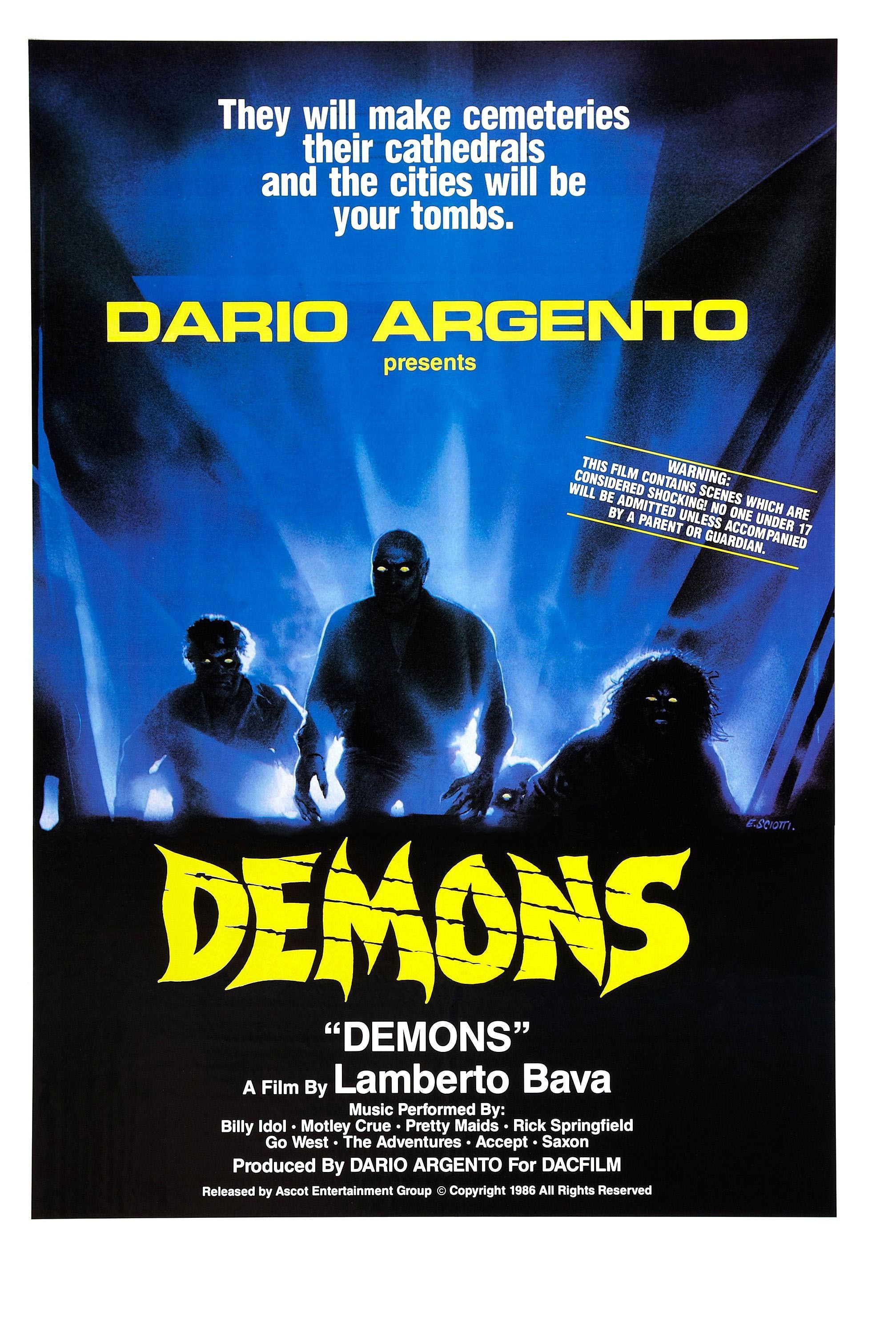 Mega Sized Movie Poster Image for Demons 