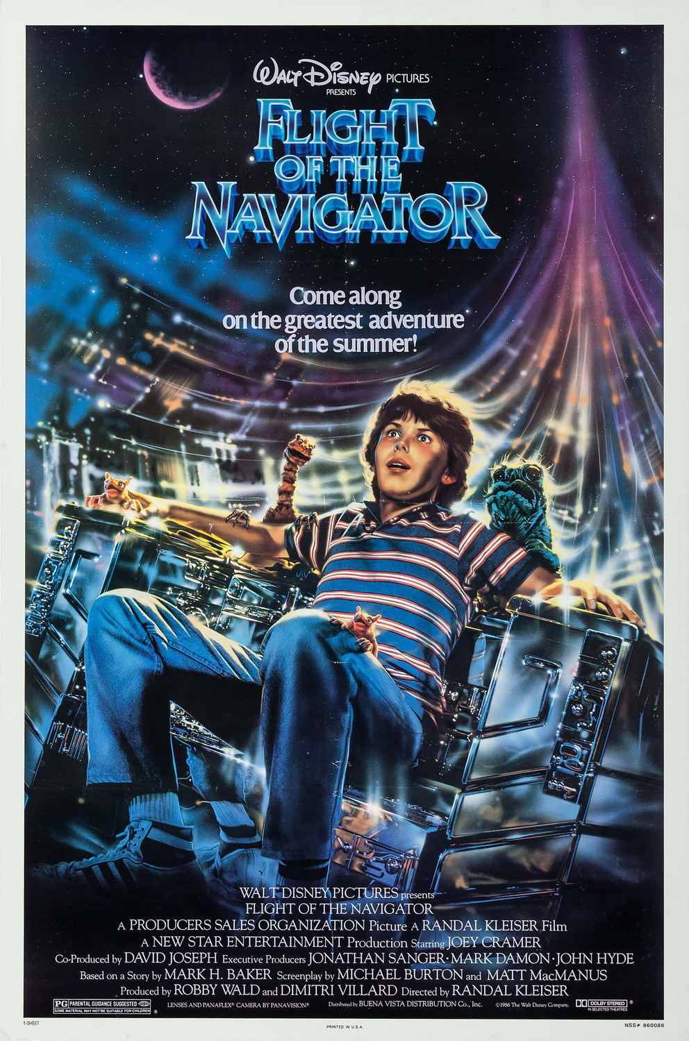 Extra Large Movie Poster Image for Flight of the Navigator 
