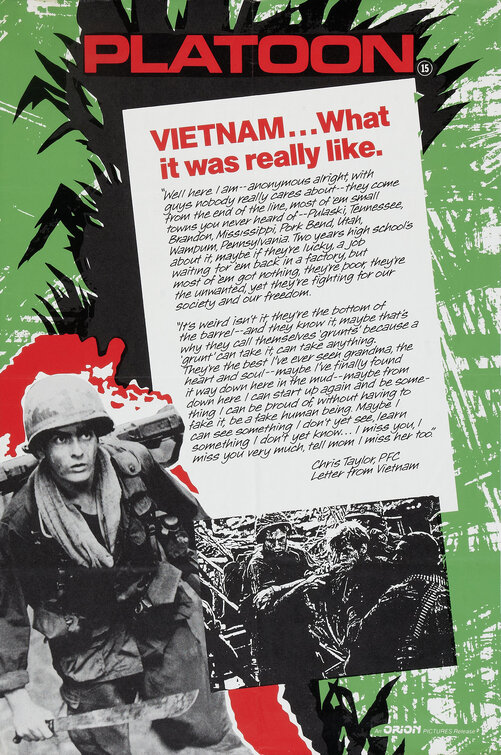 Platoon Movie Poster