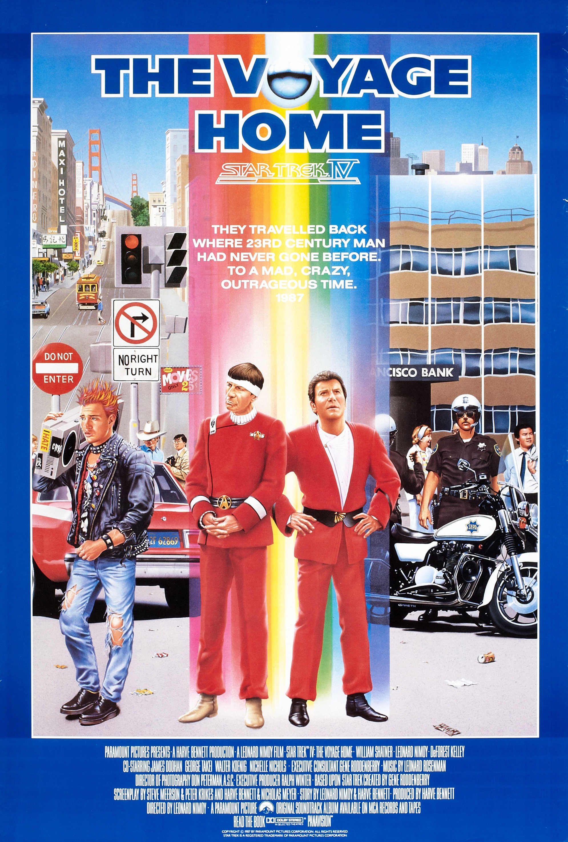 Mega Sized Movie Poster Image for Star Trek IV: The Voyage Home (#2 of 4)