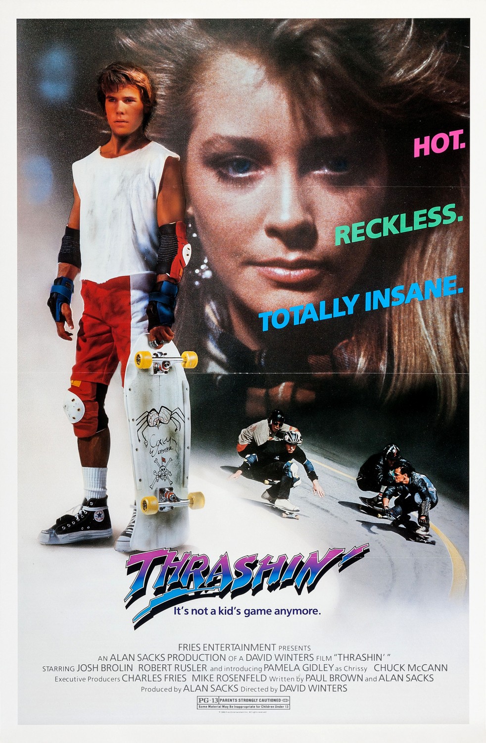 Extra Large Movie Poster Image for Thrashin' 