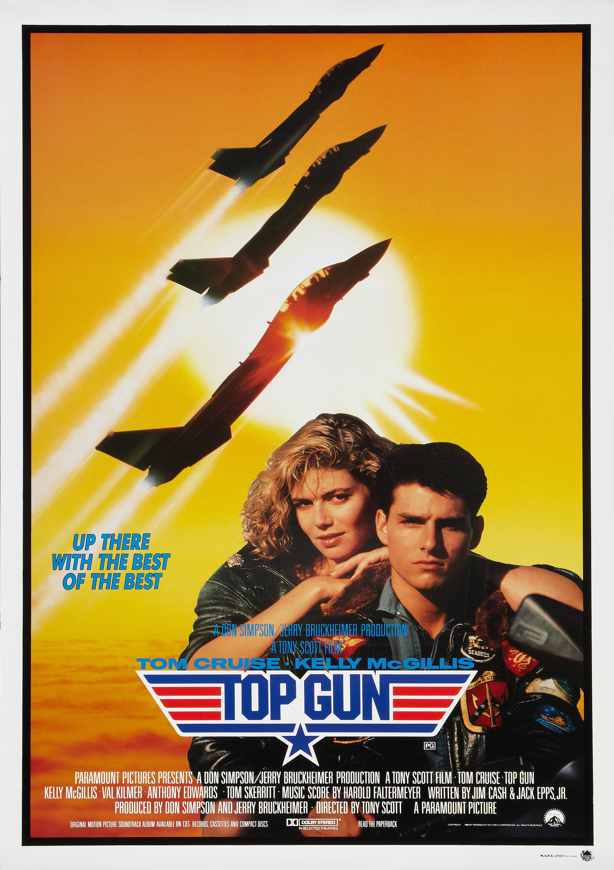 Mega Sized Movie Poster Image for Top Gun (#2 of 9)