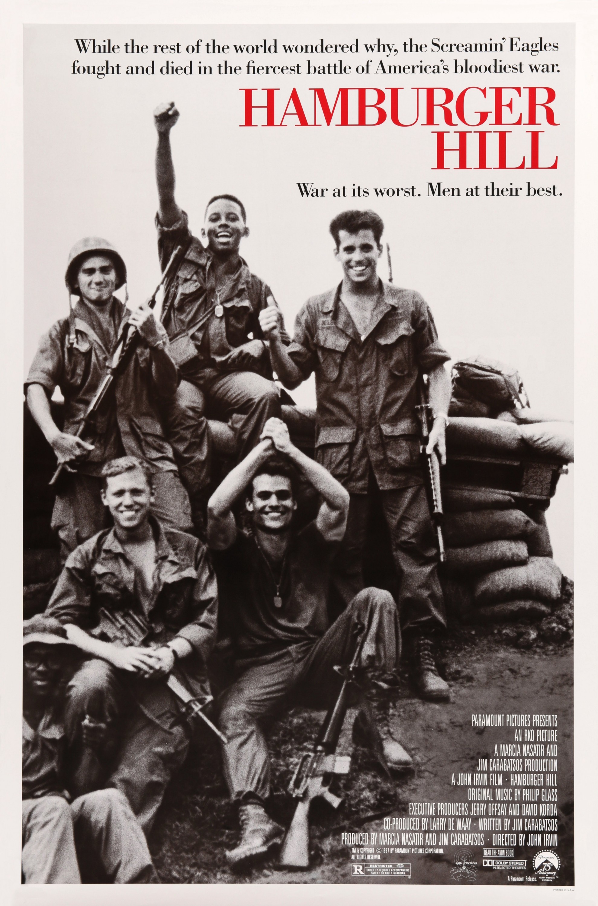 Mega Sized Movie Poster Image for Hamburger Hill (#1 of 3)