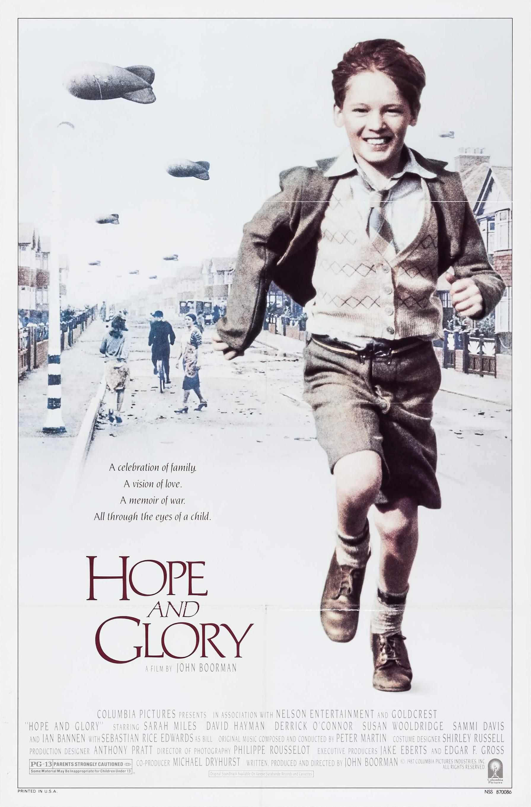 Mega Sized Movie Poster Image for Hope and Glory (#1 of 2)