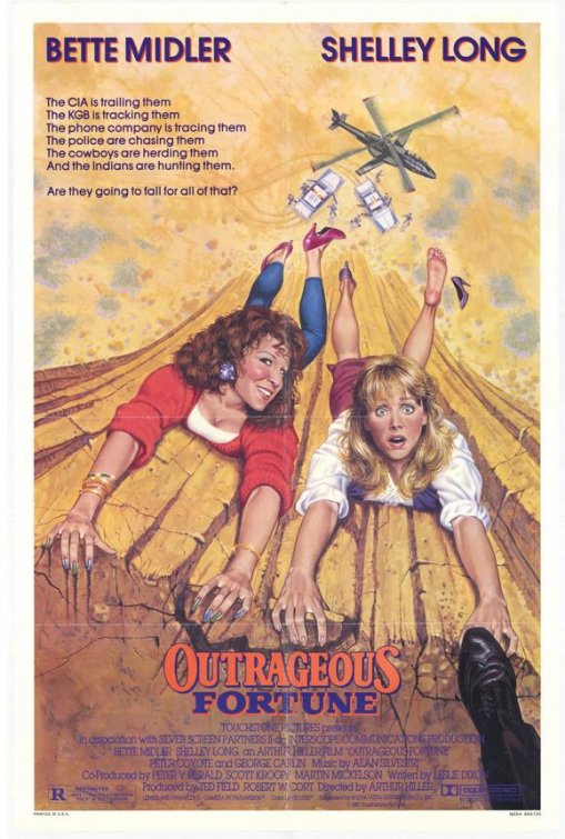 Outrageous Fortune Movie Poster