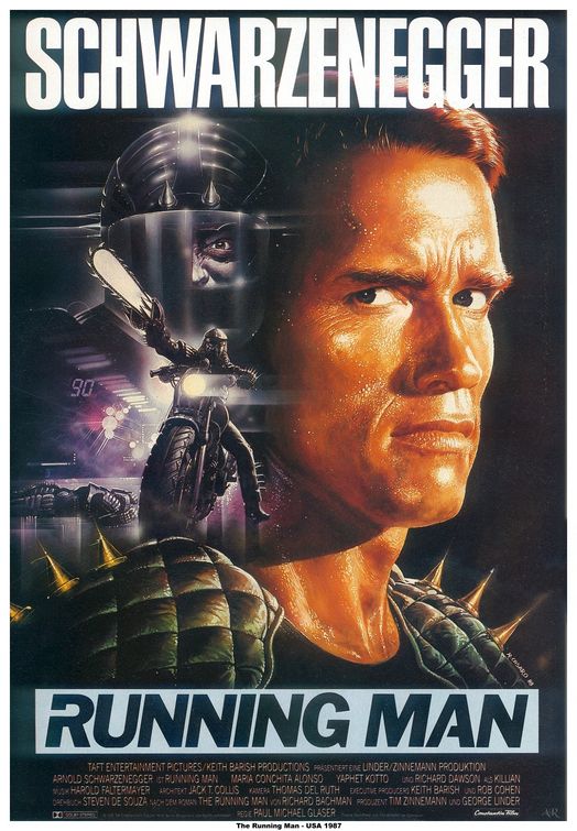 The Running Man Movie Poster