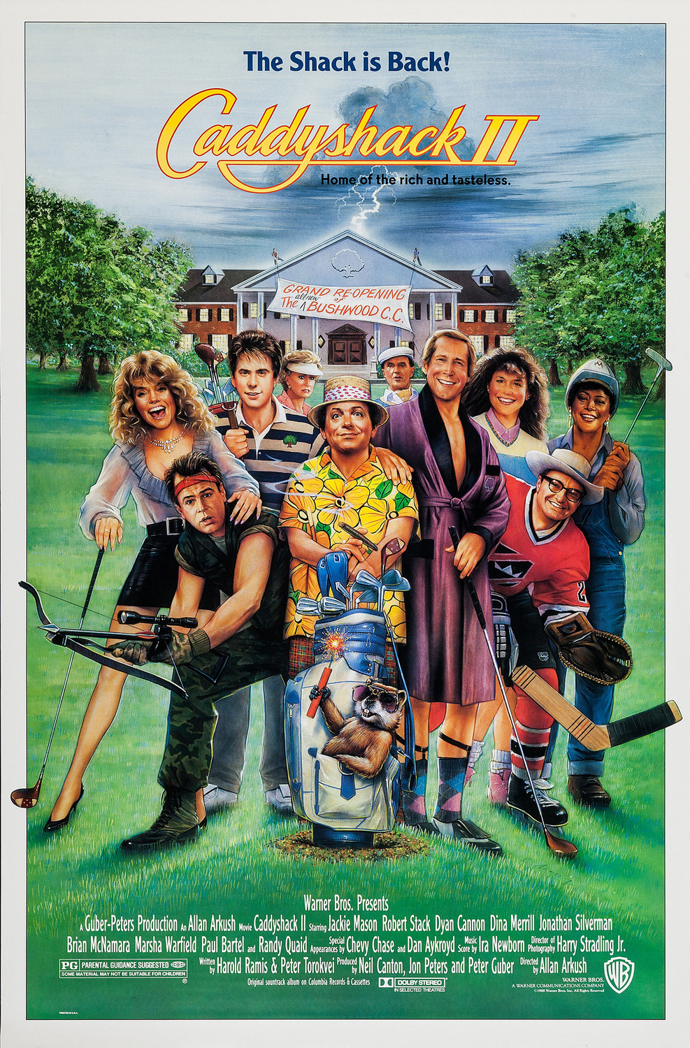 Extra Large Movie Poster Image for Caddyshack II 