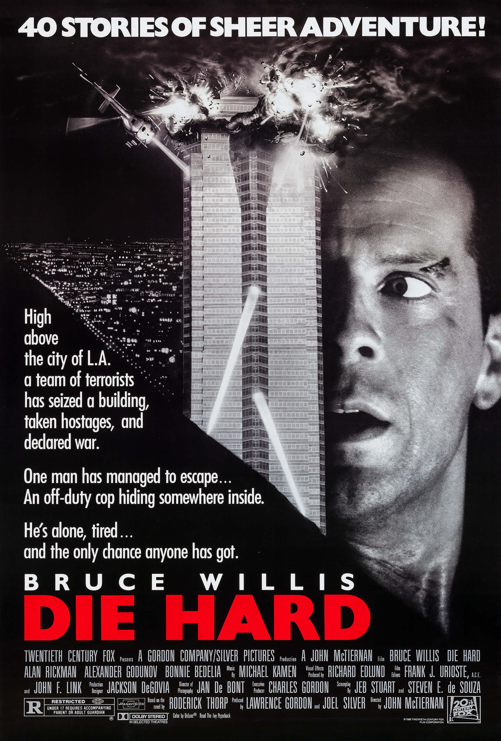 Mega Sized Movie Poster Image for Die Hard (#2 of 3)