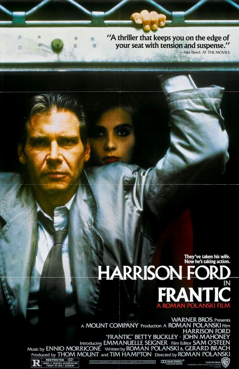 Frantic Movie Poster