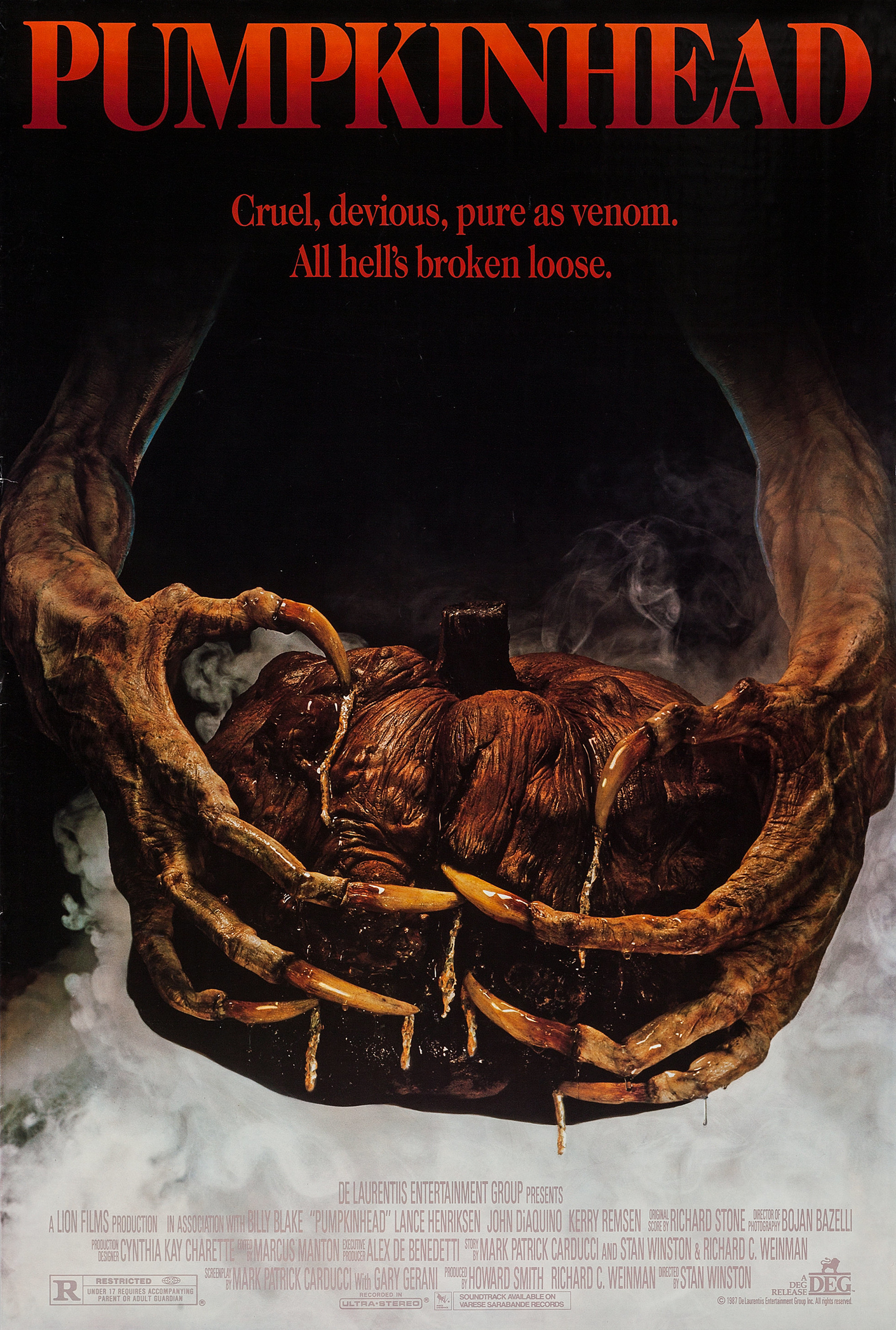 Mega Sized Movie Poster Image for Pumpkinhead (#1 of 3)