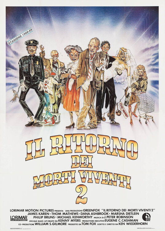 Return of the Living Dead Part II Movie Poster