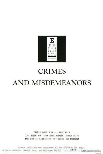 Crimes and Misdemeanors Movie Poster