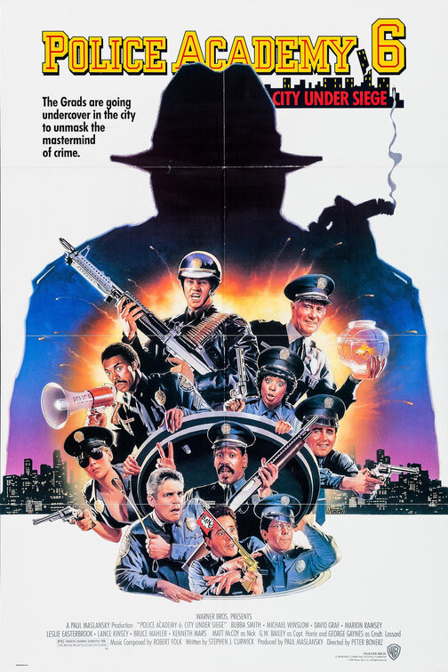 Police Academy 6: City Under Siege Movie Poster