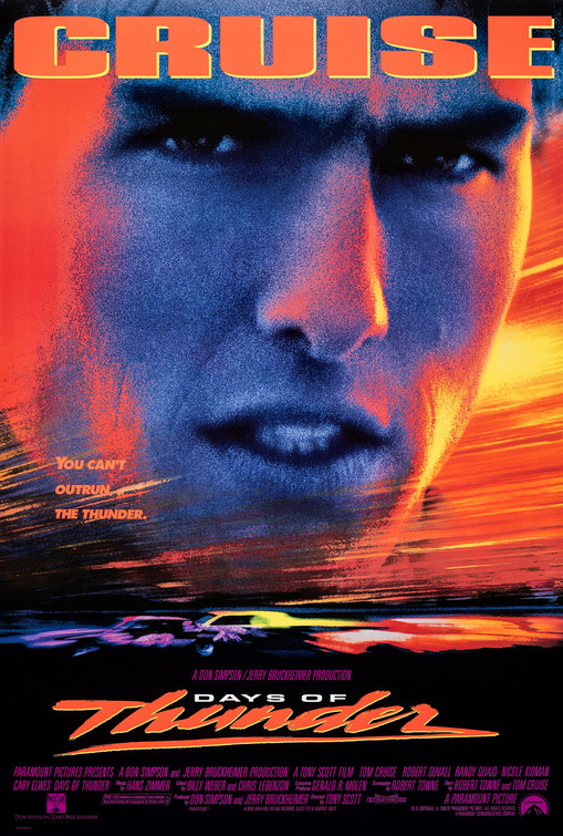 Days of Thunder Movie Poster