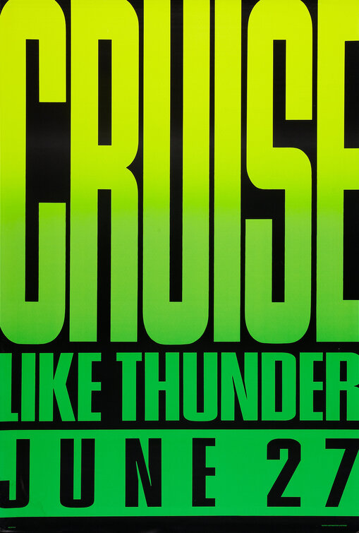 Days of Thunder Movie Poster