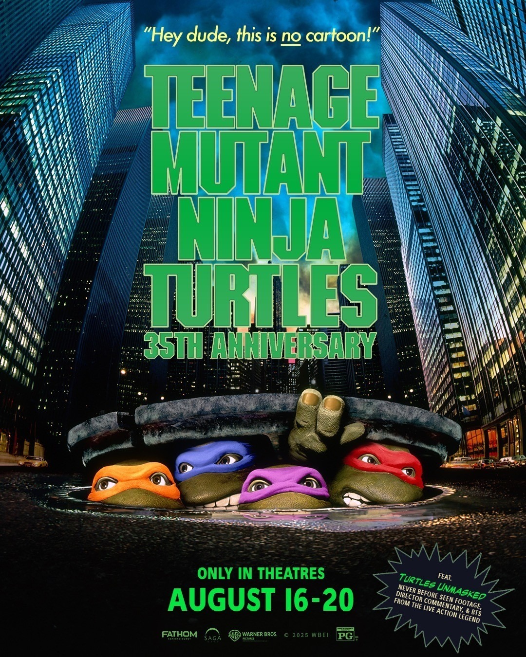 Extra Large Movie Poster Image for Teenage Mutant Ninja Turtles (#2 of 2)