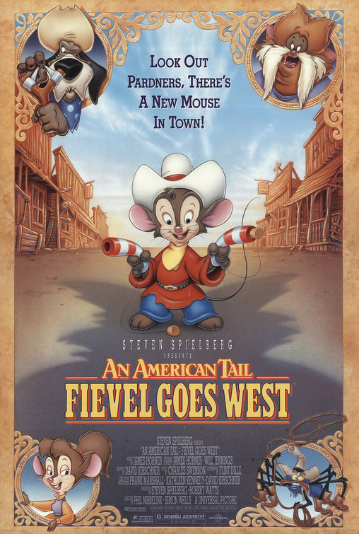 An American Tail: Fievel Goes West Movie Poster