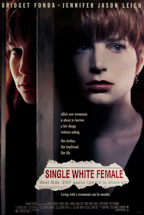 Single White Female Movie Poster