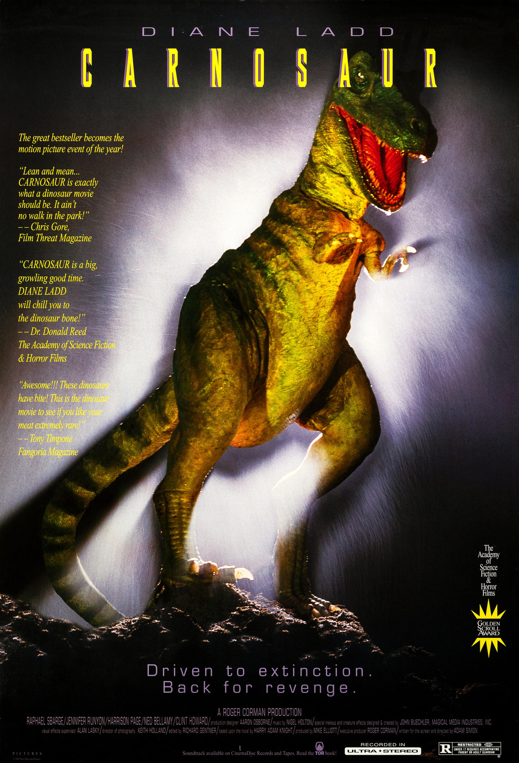 Extra Large Movie Poster Image for Carnosaur 