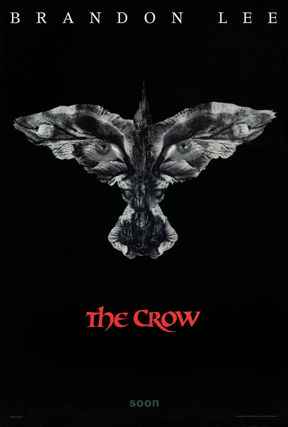 Extra Large Movie Poster Image for The Crow (#1 of 6)