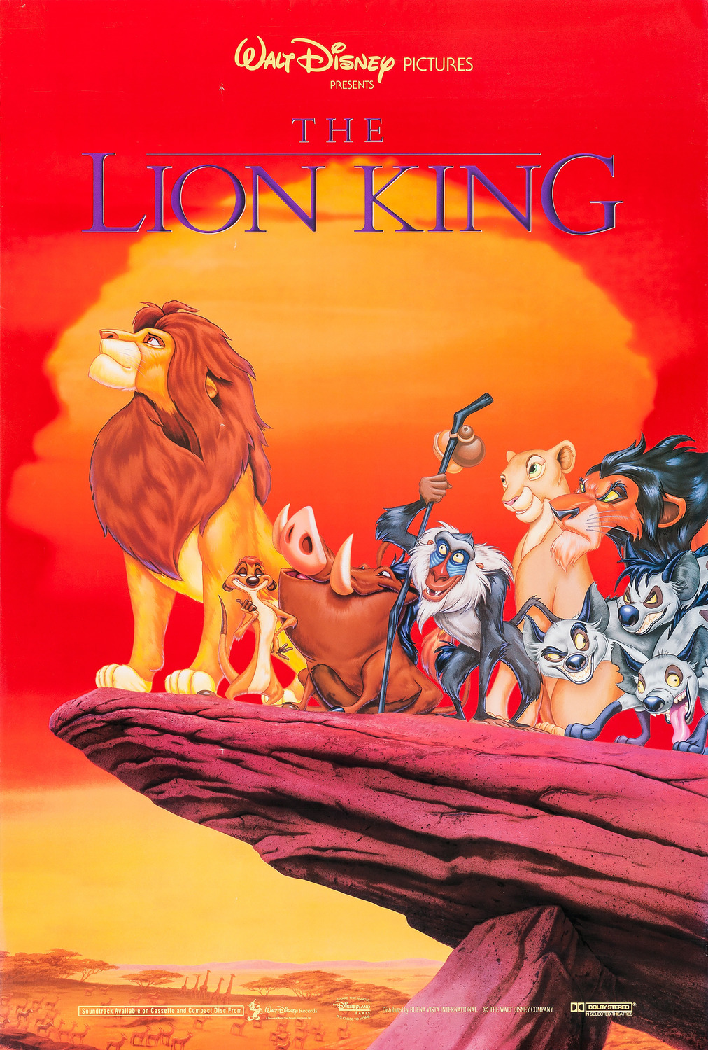 Extra Large Movie Poster Image for The Lion King (#2 of 8)