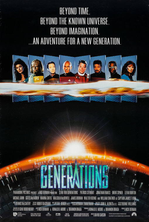 Star Trek Generations Movie Poster