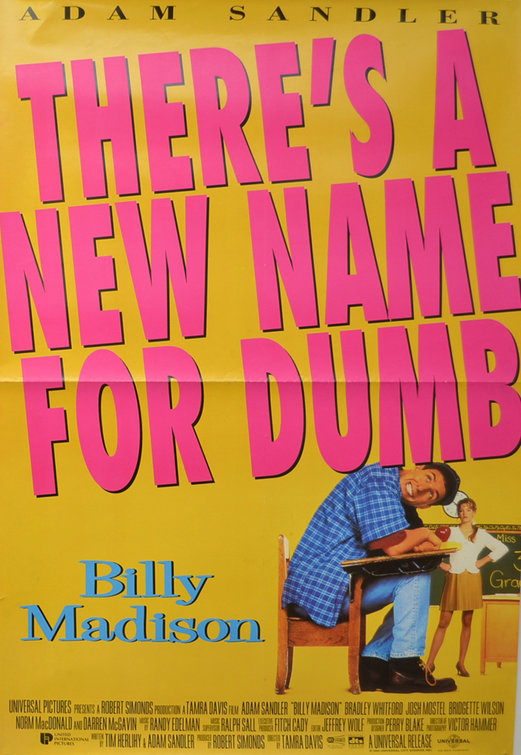 Billy Madison Movie Poster