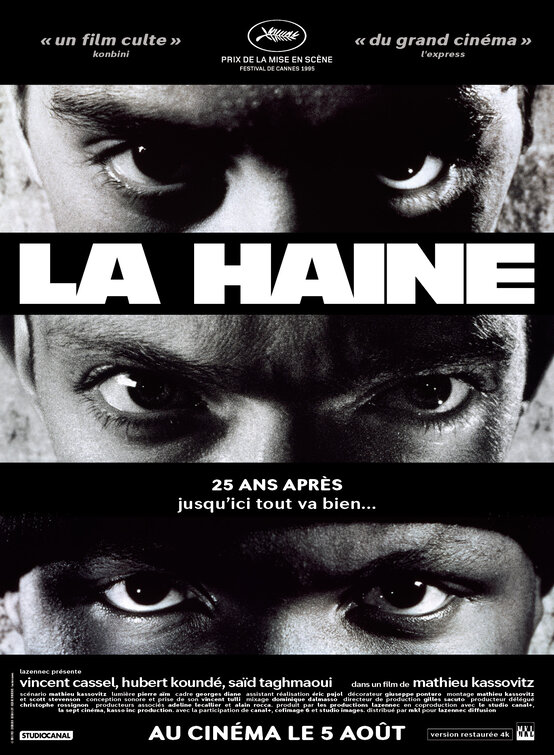 La haine Movie Poster