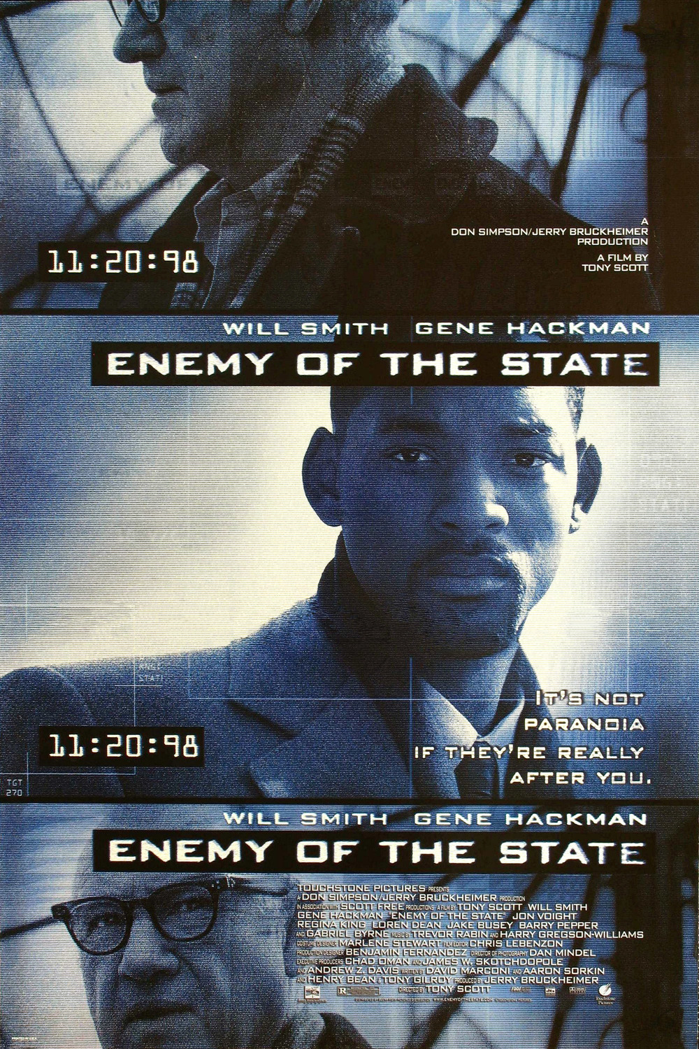 Extra Large Movie Poster Image for Enemy of the State 