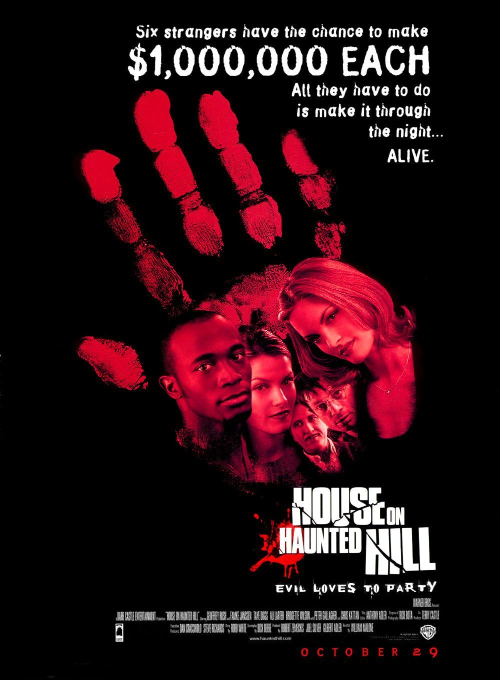 Extra Large Movie Poster Image for House on Haunted Hill 