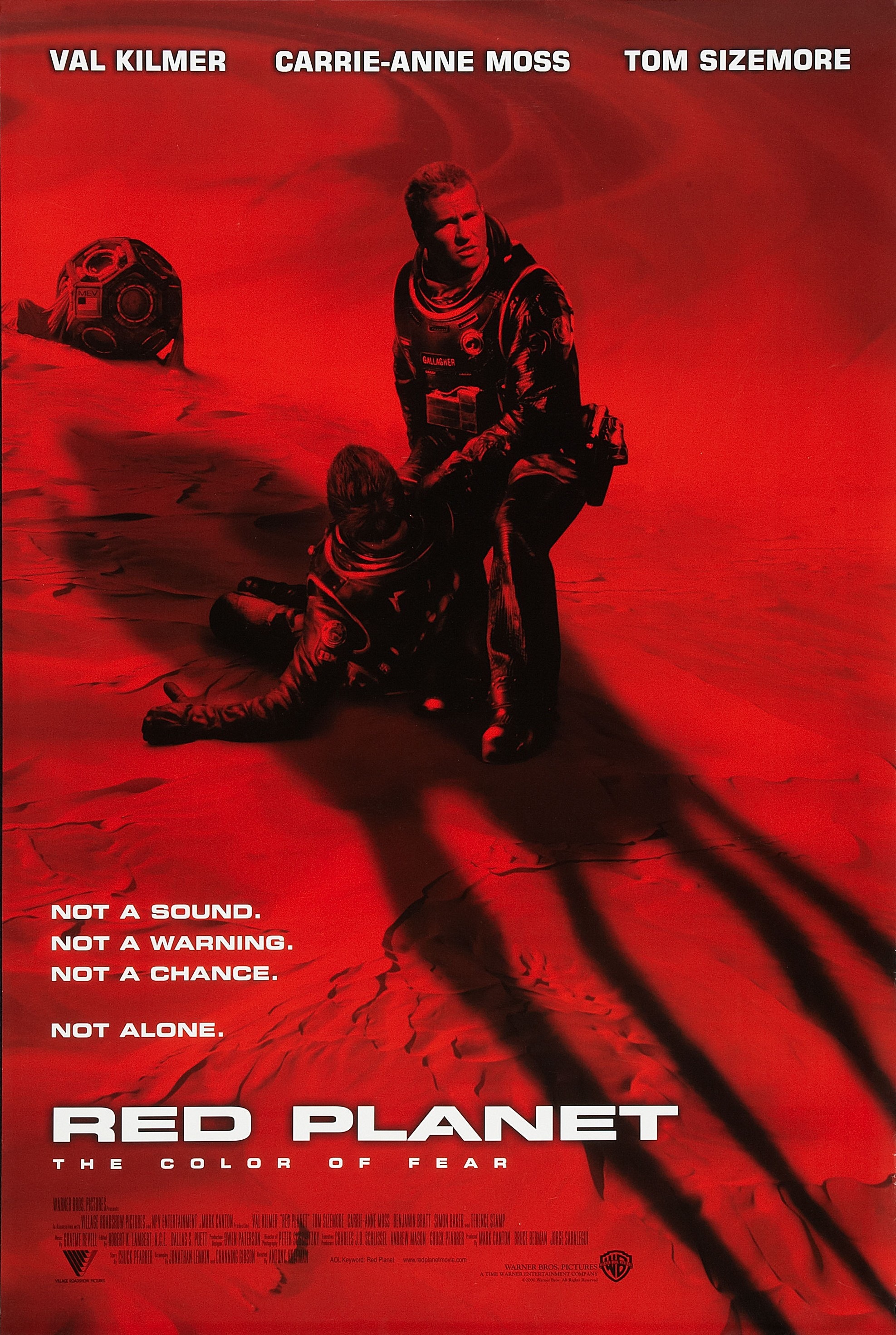 Mega Sized Movie Poster Image for Red Planet (#1 of 2)
