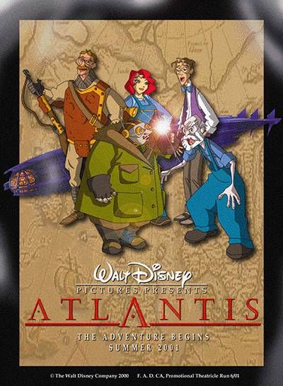 Atlantis: The Lost Empire Movie Poster