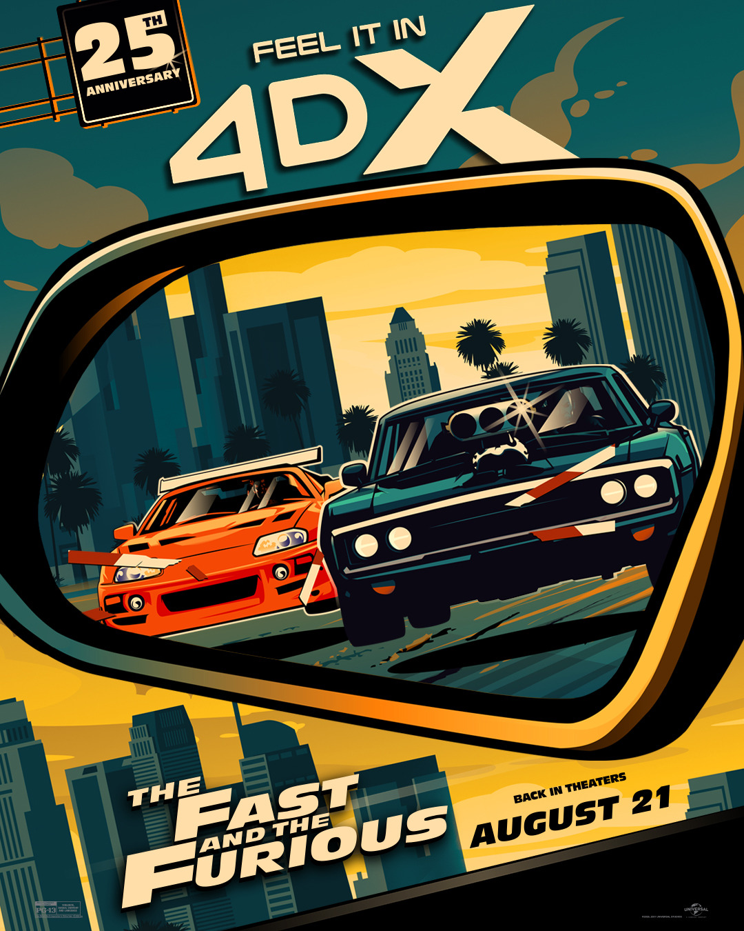 Extra Large Movie Poster Image for The Fast and the Furious (#3 of 3)
