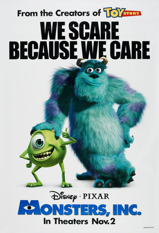 Monsters, Inc. Movie Poster