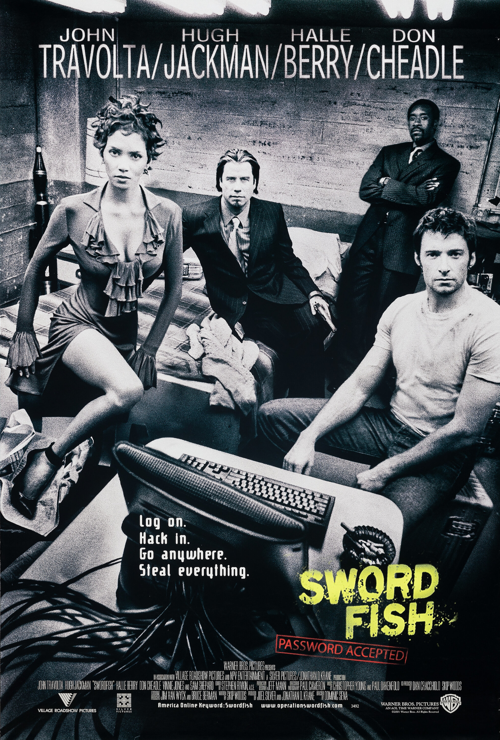 Mega Sized Movie Poster Image for Swordfish (#2 of 3)