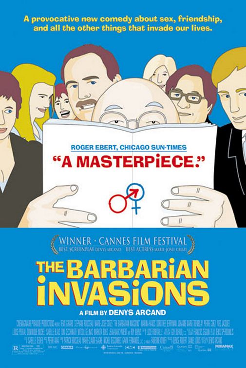 The Barbarian Invasions (aka Les Invasions Barbares) Movie Poster