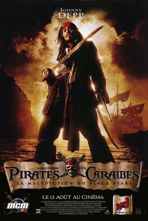 Pirates of the Caribbean: The Curse of the Black Pearl Movie Poster